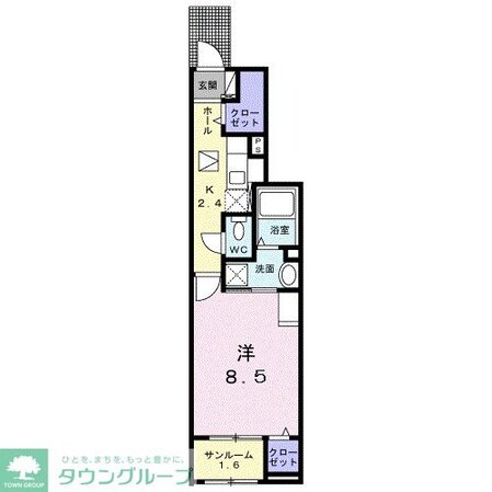 サン・ヴェールIIの物件間取画像
